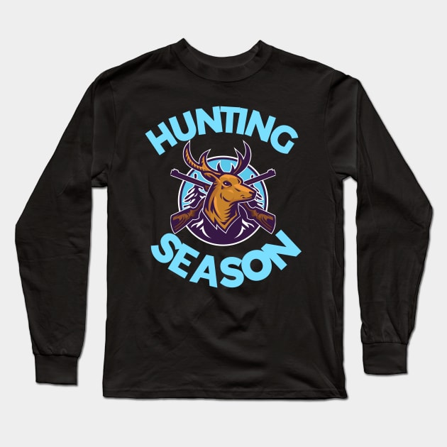 Deer Hunting Season Long Sleeve T-Shirt by HUNTINGisLIFE